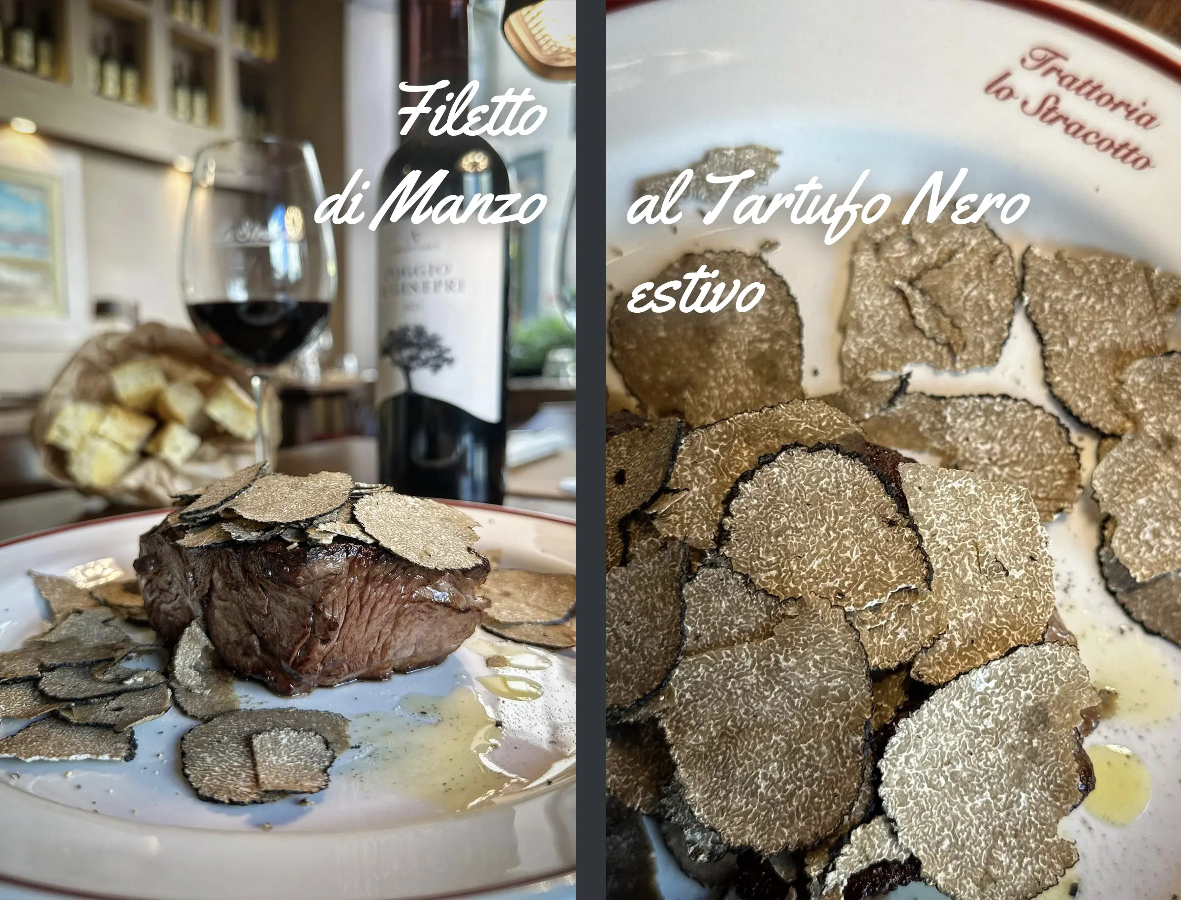filetto manzo tartufo nero stracotto firenze