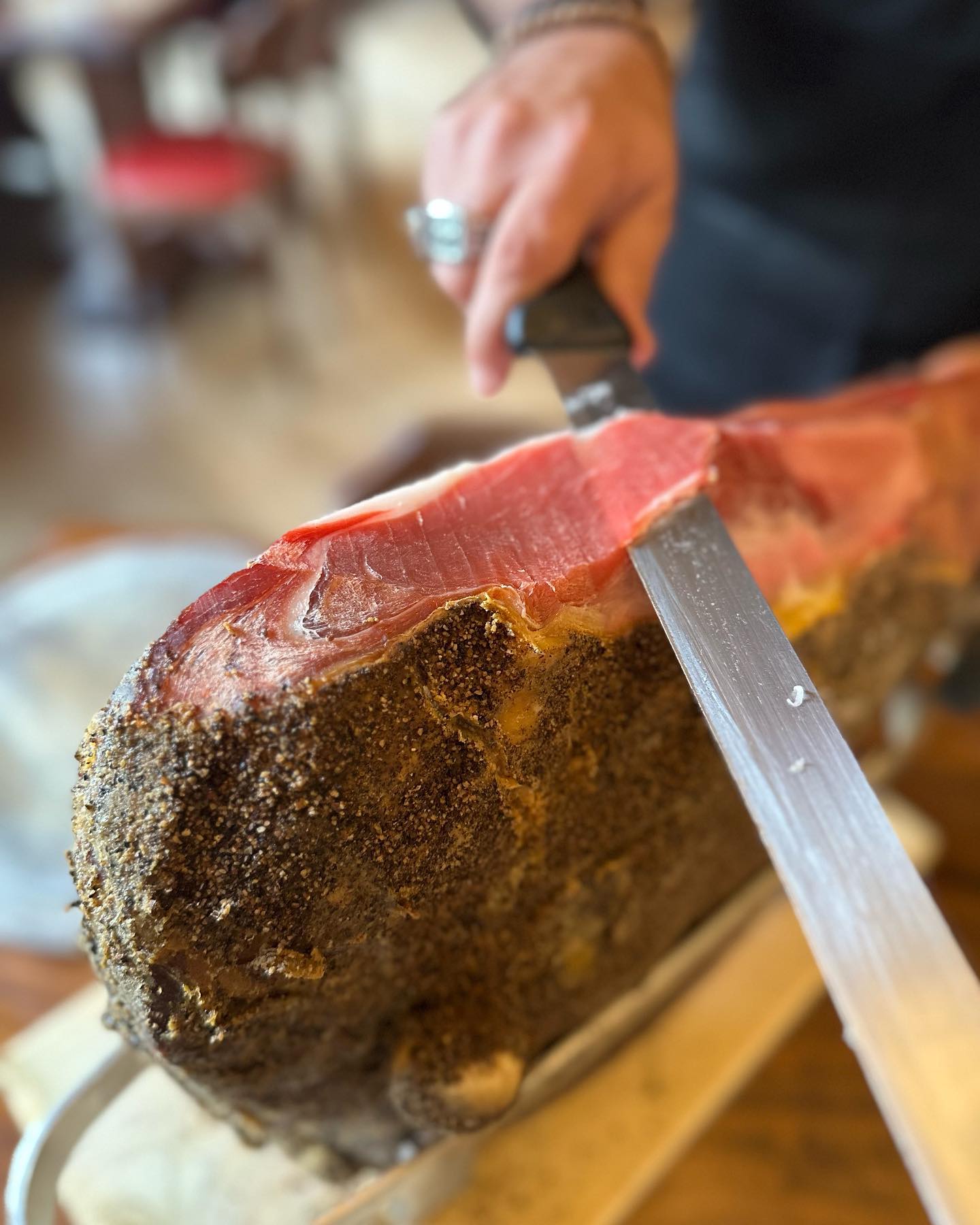 ristorante stracotto taglio prosciutto crudo